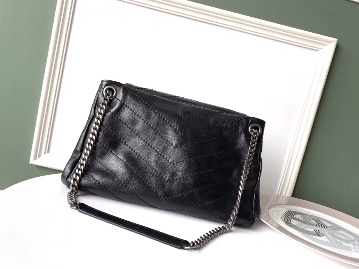 Saint Laurent Nolita Medium Bag In Black Quilted Leather - Image 7