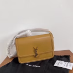 Saint Laurent Solferino Medium Bag In Brown Box Calfskin - Image 6