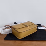 Saint Laurent Solferino Medium Bag In Brown Box Calfskin - Image 10