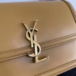 Saint Laurent Solferino Medium Bag In Brown Box Calfskin - Image 2