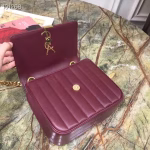 Saint Laurent Medium Vicky Bag In Bordeaux Lambskin - Image 4