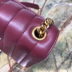 Saint Laurent Medium Vicky Bag In Bordeaux Lambskin - Image 8