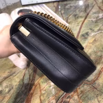 Saint Laurent Medium Vicky Bag In Black Lambskin - Image 8