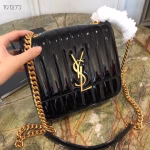 Saint Laurent Medium Vicky Bag In Black Patent Leather - Image 6