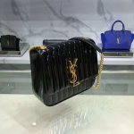 Saint Laurent Large Vicky Bag In Black Patent Leather - Image 7