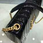 Saint Laurent Large Vicky Bag In Black Patent Leather - Image 5