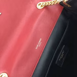 Saint Laurent Large Vicky Bag In Red Patent Leather - Image 6