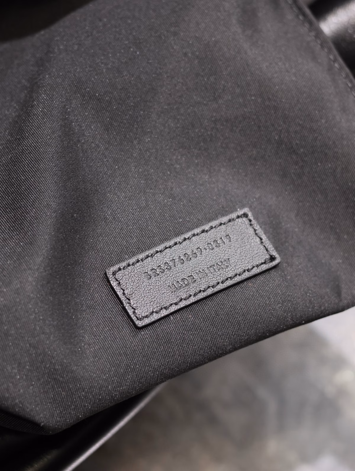 Saint Laurent Wide Puffer Tote Bag in Black Nappa Lambskin - Image 11