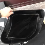 Saint Laurent Niki Shopping Bag In Black Crinkled Calfskin - Image 2
