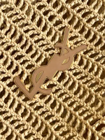 Saint Laurent Oxalis Shoulder Bag in Naturel Raffia - Image 8