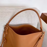 Saint Laurent Tag Hobo Bag In Brown Calfskin - Image 12