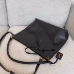 Saint Laurent Tag Hobo Bag In Black Calfskin - Image 5