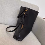 Saint Laurent Tag Hobo Bag In Black Calfskin - Image 8