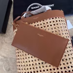 Saint Laurent N/S Toy Shopping Bag In Woven Cane And Leather - Image 5