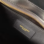 Saint Laurent Small Uptown Tote In Black Calfskin - Image 2