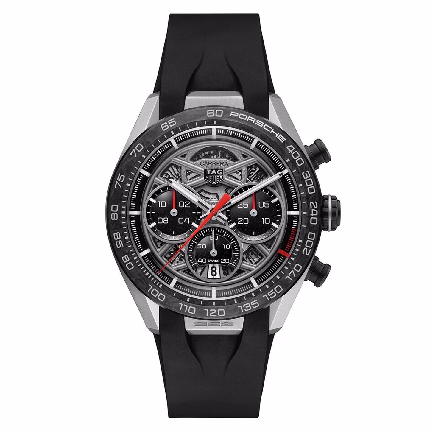 00-8191 TAG Heuer Carrera Chronograph x Porsche 963-44mm  CBU2010.FT6267 - Image 1