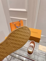 LV Louis Vuitton Tilted Collection Men's Platform Casual Sneakers - Image 9