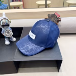 Dior Vintage Versatile Monogram Patchwork Leather Baseball Cap - Image 4