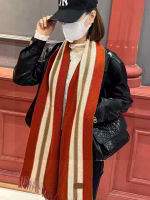 GUCCI High-End Cashmere Knit Scarf (Unisex) - Image 11