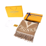 LV Louis Vuitton Lock and Keys Women's Scarf