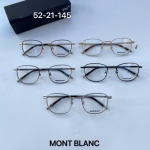 Montblanc Pure Titanium Rimless Plain-Glass Eyeglasses