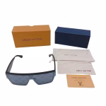 LV Metal Aviator Sunglasses - Image 3