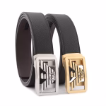 Giorgio Armani automatic steel buckle NFC-enabled belt