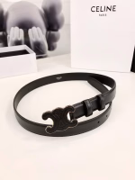 CELINE Women's 2.5cm Black Belt - Image 7