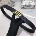 Dior Men's 35 Montaigne Double-sided Belt