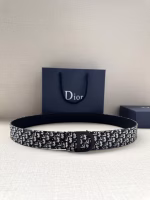 Dior Men's Oblique Print Belt - Image 7