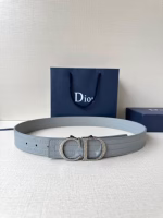 Dior Men's Bright CD Buckle Double-sided Belt - Image 10