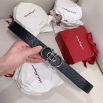 Ferragamo 3.5cm High-end Custom-made Men's Belt