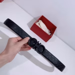 Ferragamo Classic Buckle Men's Reversible Belt - Image 7