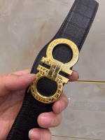 Ferragamo Deer Leather Men's Belt - Image 2