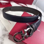Ferragamo Reversible Italian Imported Original Palm-Print Leather Belt