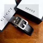 Gucci Hollowed-Out Automatic Snap Buckle Belt - Image 7