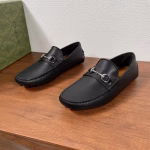 Gucci Men's Slip-On Horsebit Driving Shoes