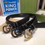 Internet Celebrity Hit Eyelet Buckle Gucci Belt