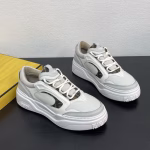 FENDI Force Lace-Up Retro Low-Top Shoes