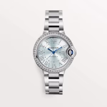 CARTIER Ballon Bleu BLEU Blue Diamond 33 mm W4BB0028