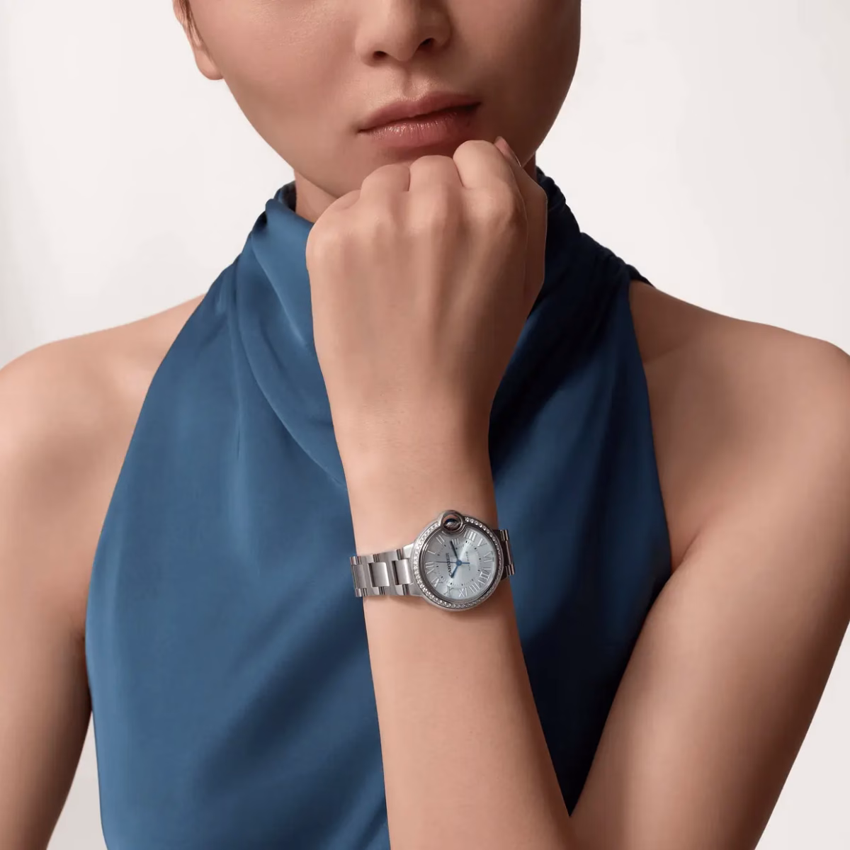 CARTIER Ballon Bleu BLEU Blue Diamond 33 mm W4BB0028 - Image 4