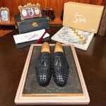 Christian Louboutin Red-Sole Leather Shoes