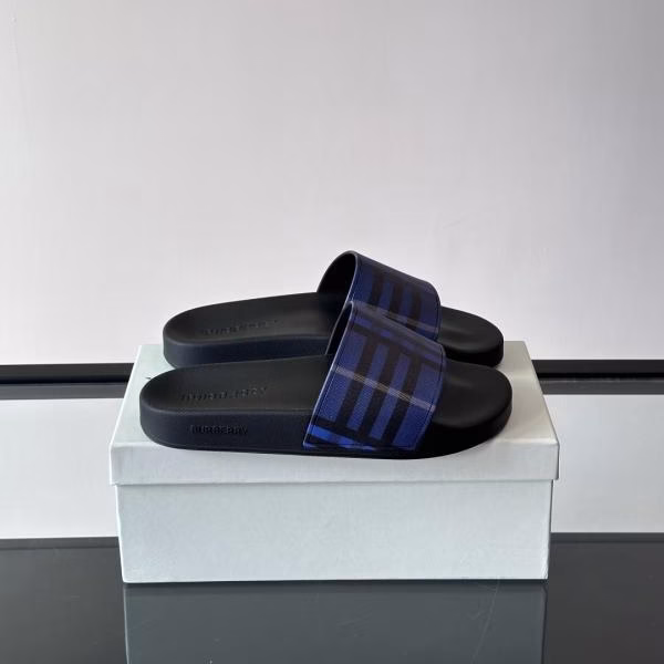 1 Burberry Classic Check Slippers (2024 Summer New Arrival) - Image 1