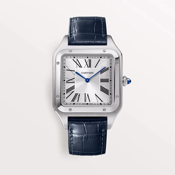 CARTIER SANTOS-DUMONT XL Model Blue Strap WSSA0032