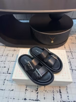 Alexander McQueen 2025 Early Spring New Platform Buckle Slide Sandals with Height Increasing Sole - Image 6