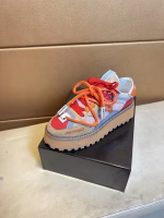 Dolce&Gabbana Unisex Multicolor Patchwork Sneakers - Image 4