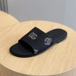 Dolce&Gabbana Men's Calfskin Slippers