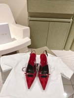 Dior Spring-Summer New Vintage Embroidered High-Heel Shoes - Image 5