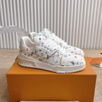 LV x Takashi Murakami Collaborative LV Trainer Sneakers