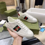 Gucci Top Chip Version Couple's White Shoes